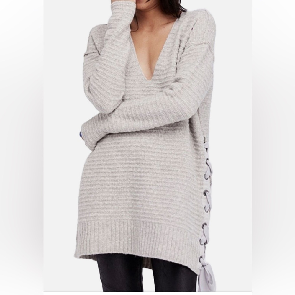 Free people tie side tunic BNWOT